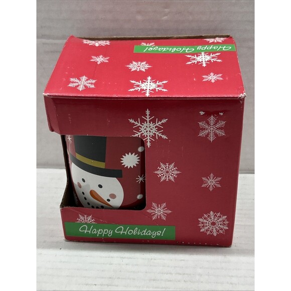 Snowman Holiday Mug 14oz - New Open Box - Picture 1 of 7